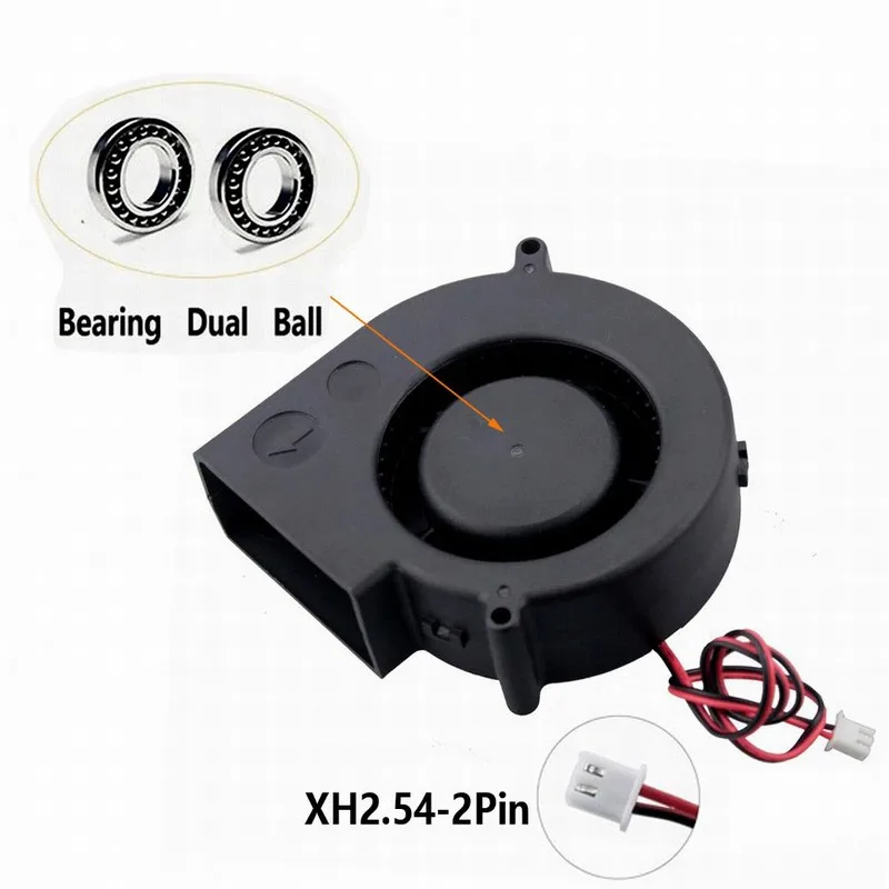 

100pcs Gdstime 12V Dual Ball 97mm x 33mm 9733B High Speed Big Airflow DC Brushless Blower Cooling Fan big sales