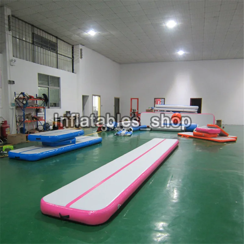 2024 Air track 5m Inflatable Cheap Gymnastics Mattress Gym Tumble Airtrack Floor Tumbling Air Track For Sale