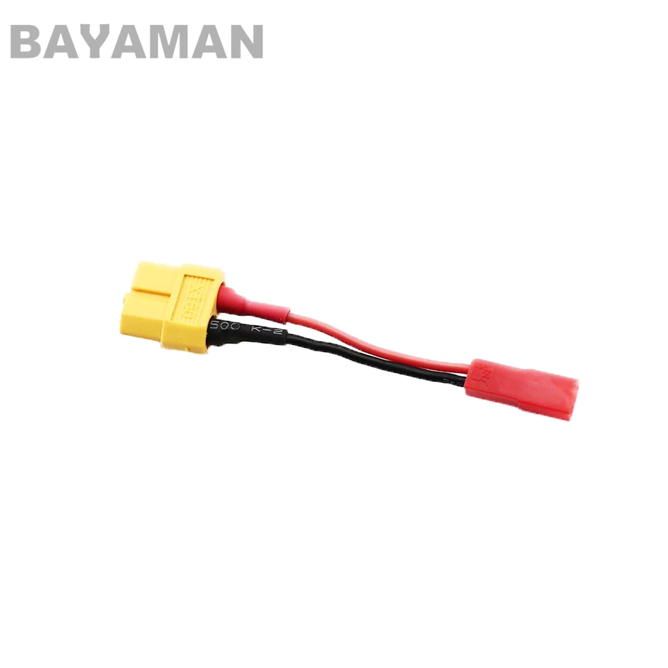 1pc XT60 to JST power adapter XT60 plug female to JST male Soft Silicone Wire Cable 50mm for RC Multicopter Drones