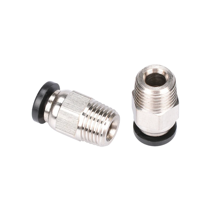 10 قطعة طابعة ثلاثية الأبعاد موصلات تعمل بالهواء المضغوط PC4-01 1.75 مللي متر PTFE أنبوب مقرنة سريعة ، j-رئيس تركيبات Reprap Hotend صالح #2