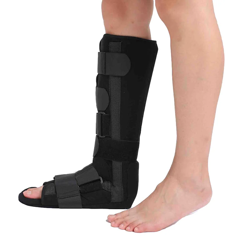 Tibial Fibula Ankle Foot Brace Splint Support Orthosis Night Splint Knee liner Tibiofibular Tibia Medical Orthopedic Walker Boot