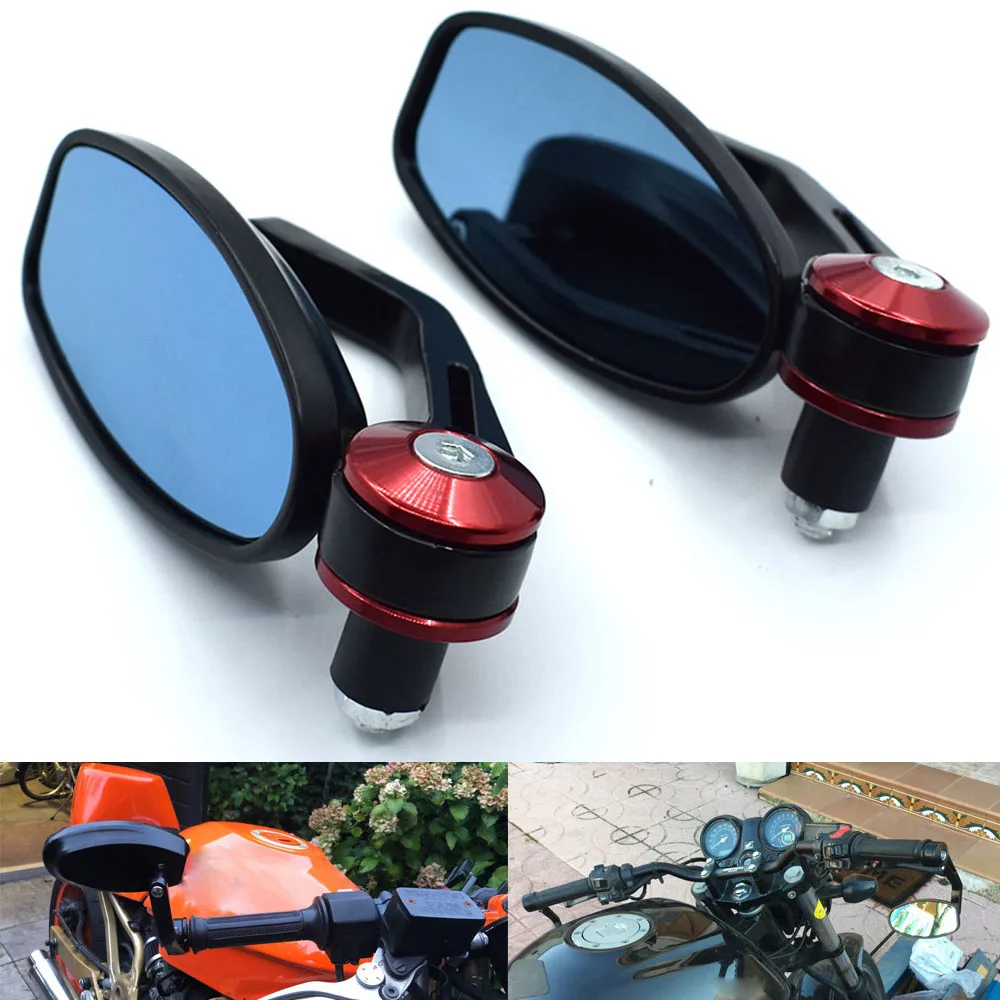 Universal Motorcycle Mirror View Side Rear Mirror 22\24mm Handle For Yamaha MT-01 MT-03 MT-07 MT-09/SR/FZ-07 FZ-09 MT-10