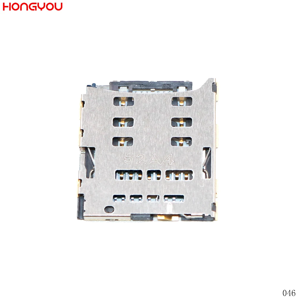 10PCS/Lot SIM Card +Micro SD Card Reader Connector Slot Holder Socket For HuaWei Ascend P8 Max DAV-703L DAV-713L