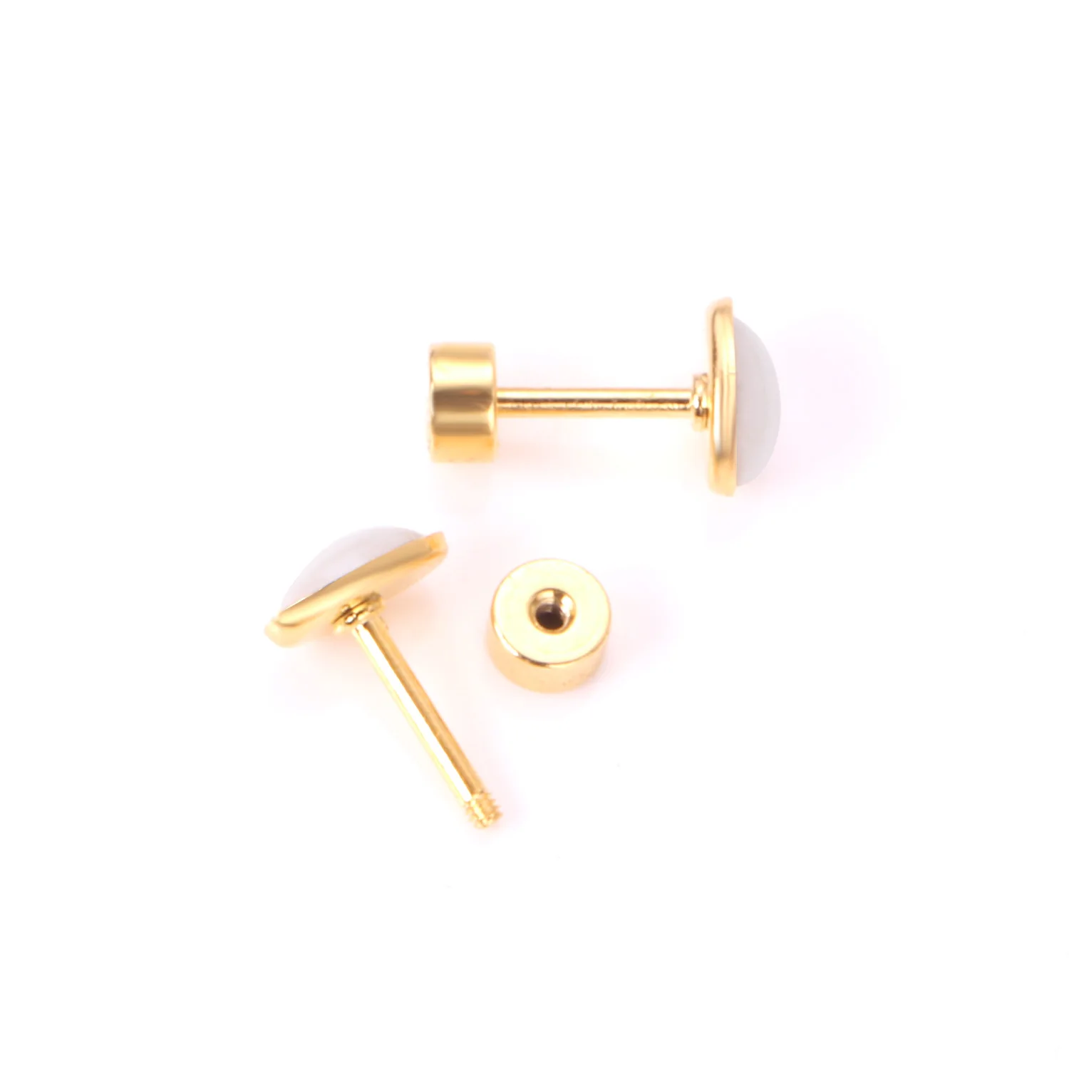 LUXUSTEEL Stainless Steel Oval Earring Fashion Jewelry Brinco Party Pendientes Mujer Gold Color Plus Earring Wholesale Bijoux