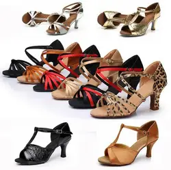 Nuovo 2017 Hot-Vendita di Marca Nuove Scarpe Da Ballo Latino Tacco Alto per le Signore/Ragazze/Donne/A Buon Mercato sala da ballo di Tango della Salsa Scarpe Da Ballo