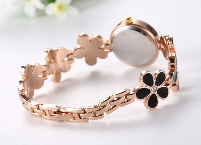 Luxury Crystal Flower Bracelet Wrist Watch Women Watches Fashion Women's Watches Ladies Watch Clock bayan kol saati reloj mujer