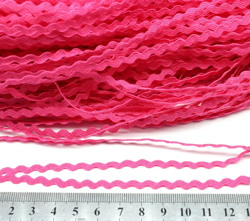 250yards coral hot pink 1/8