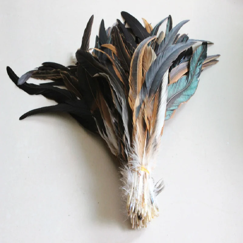 

Wholesale 500PCS Natural color Rooster Tail Feathers 30-35 cm / 12-14 inches