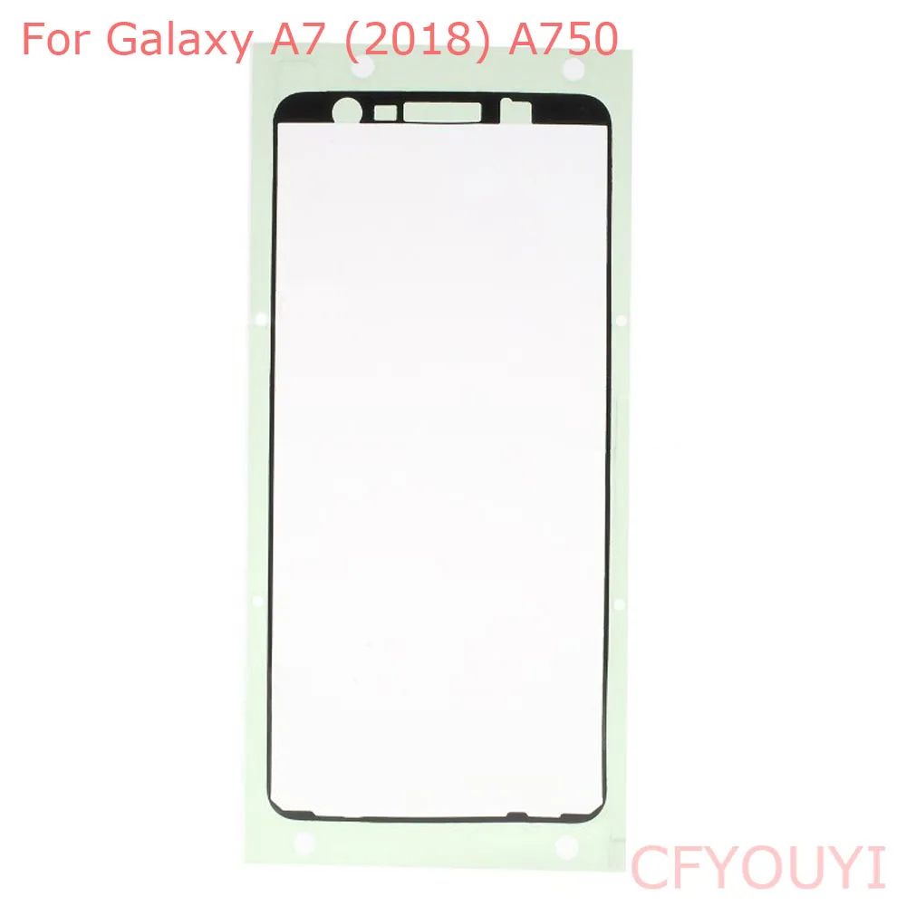 1pcs For Samsung Galaxy A7 (2018) A750 Front Frame LCD Bezel Housing Adhesive Sticker