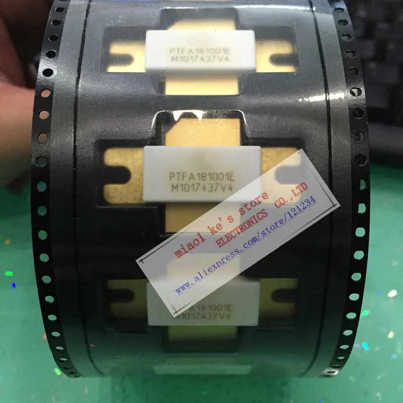 100%New original; PTFA 181001E PTFA181001E PTFA181001E V4 [65V 750mA 100W 1.88GHz 16.5dB Package :H-36248-2]-RF LDMOS Transistor