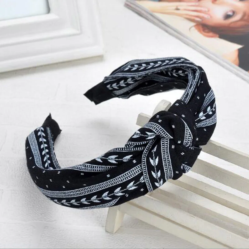 Colors Headband for Women Wide Knot Hairband Girls Hair Headband Hair Hoop Women Hair Accessories Adults Headband Toothed Sale