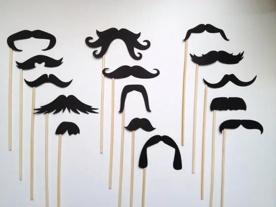 

funny Mustache Photo Booth Props set wedding birthday bridal shower Bachelorette Party Props on a stick photobooth