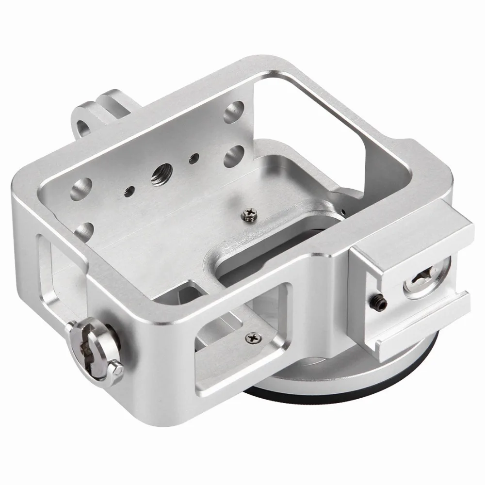 New aluminum alloy Protective Case Cover with 52mm UV filter for Gopro Hero 5 6 7Black Action Cameras Accessories