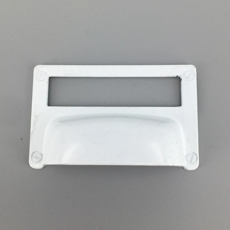 One Piece 81*52MM Office File Cabinet Shelves Drawer Name Card Label Holder Frames Handles Pulls with Screws