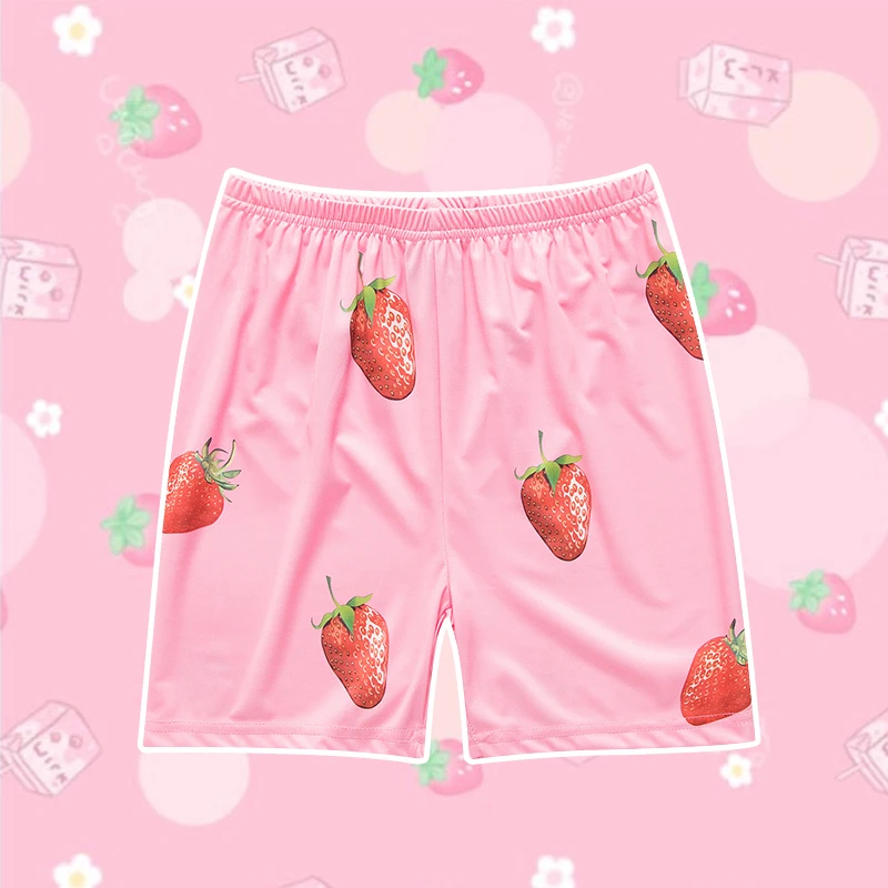 

Cosplay Silver Soul Sakata Gintoki Strawberry Shorts Pants Bottoms Anime