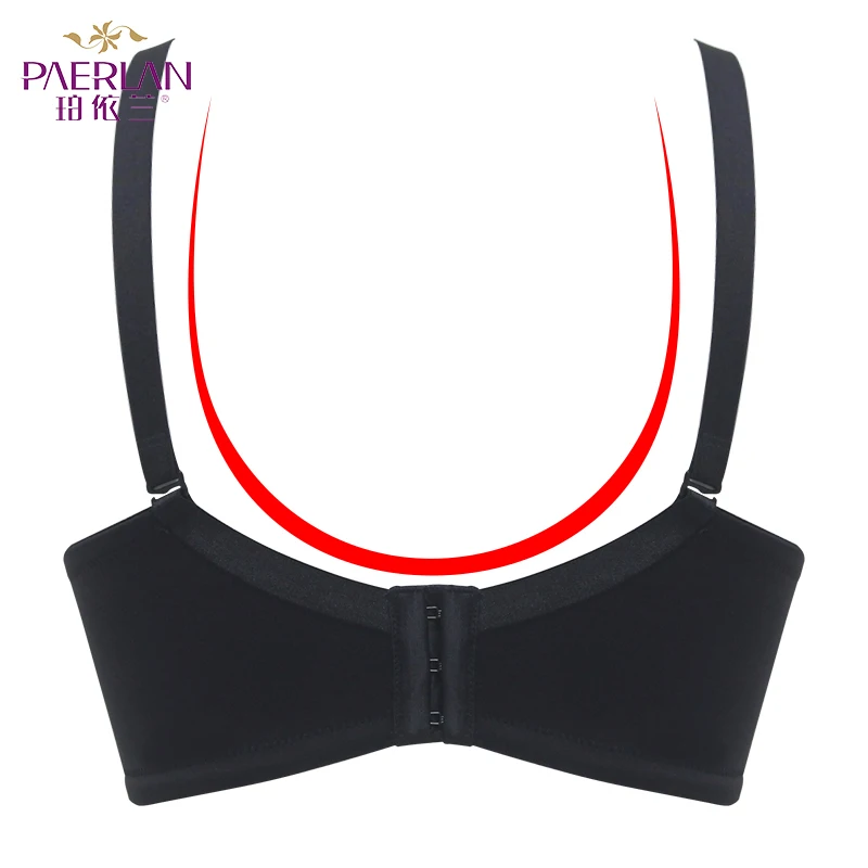 PAERLAN Small push up strap rope b female bra wireless lb seamless sexy underwear