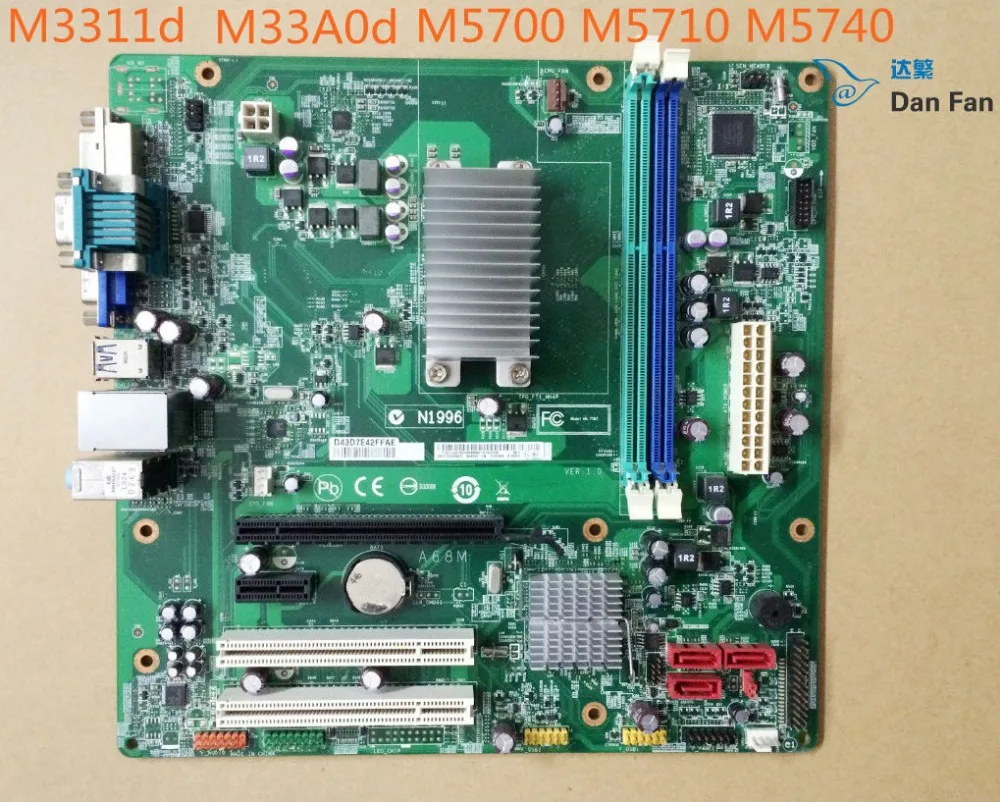 

For Lenovo M3311d M3310d M5700 M5710 M5740 Motherboard A68M Mainboard 100%tested fully work