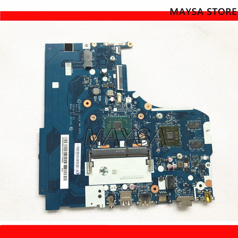 

CG414 CG515 NM-A851 motherboard for Lenovo 310-15IAP notebook motherboard CPU N3350 DDR3 100% test work