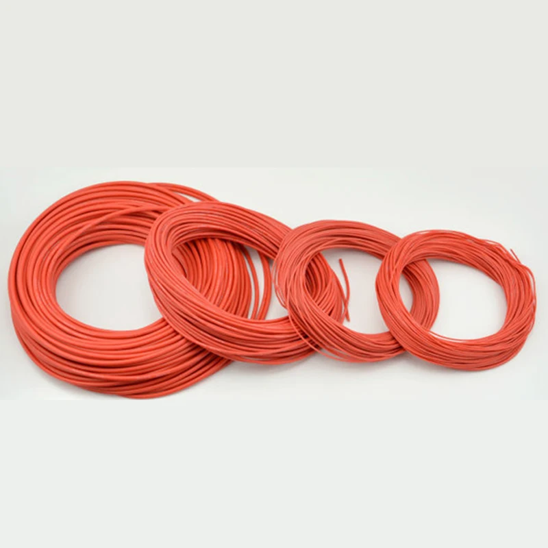 Aerops Red Black 8AWG 10AWG 12AWG 14AWG 16AWG 18AWG 20AWG 22AWG Silicon Wire Cable Heatproof Soft Wire for Toy Battery Connect