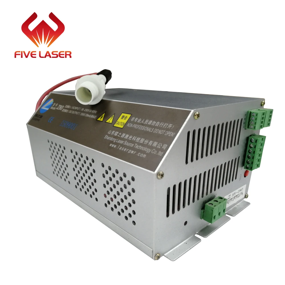 Tubo láser CO2 de 150w, fuente de alimentación Z150 láser, usada, con función de detección de información de error