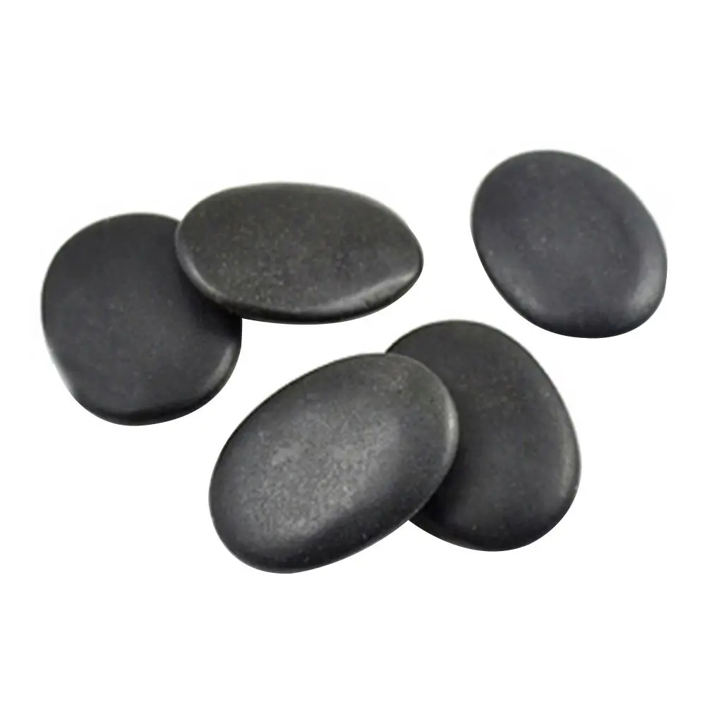 Wholesale 7Pcs/Set Safety Lava Natural 3*4cm Stones Energy Massage Hot Spa Rock Basalt Stones New Arrival