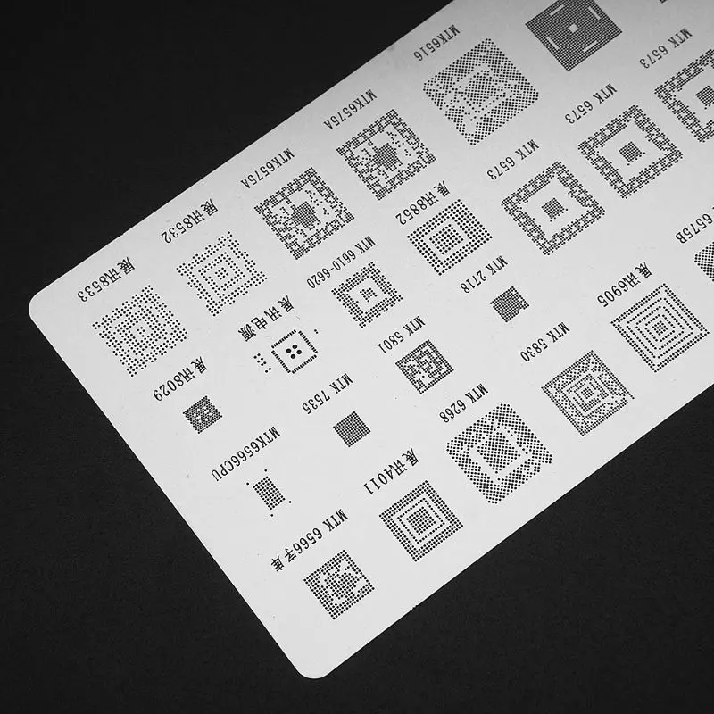 3pcs Universal BGA Reballing Stencils Kit For MTK Samsung HTC Huawei Android