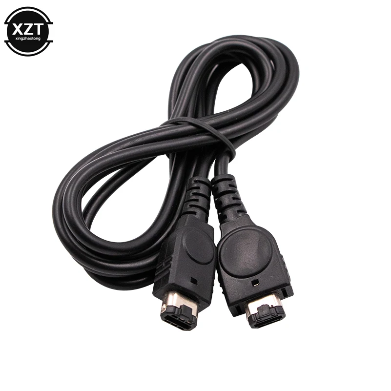 2019 1.2m 2 Player Link Cable for Nintendo Game Boy Advance / SP / GBA Consoles Black High Quality