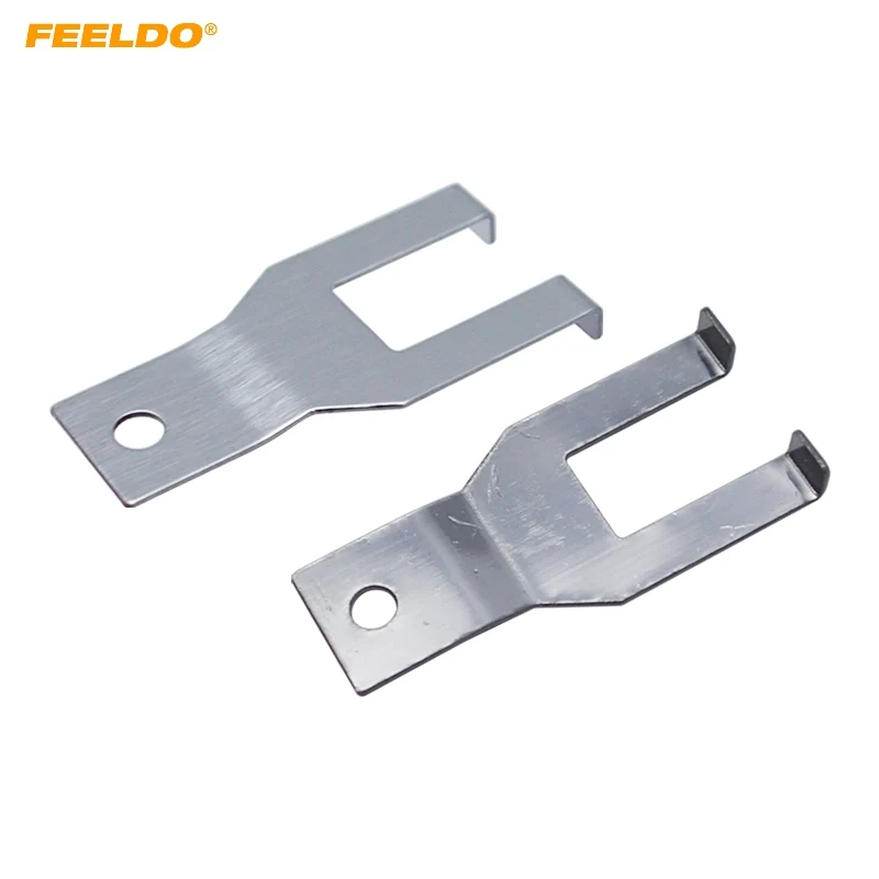 FEELDO 2Pcs Car H7 HID Xenon Bulb Adapter Holder For Volkswagen Sagitar H7 HID Bulb Base Retainer Clip Socket #5554