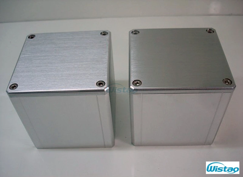 Coperchio del trasformatore 84 x80x93 coperchio del trasformatore di uscita in alluminio spazzolato intero 1pc per amplificatore del tubo HIFI Audio fai da te