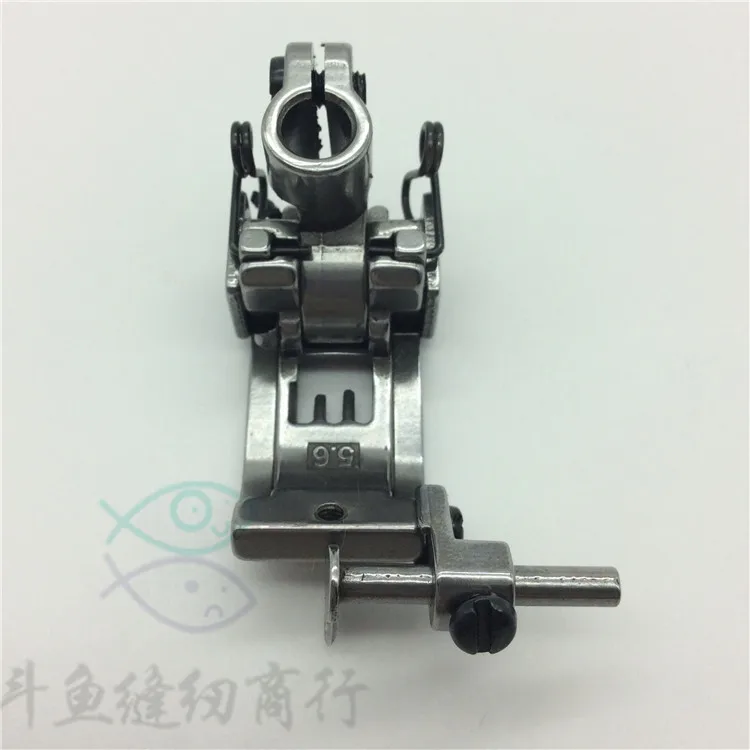 Three pin five wire stretch sewing machine adjustable stop presser pin 5.6 pin edge presser foot stopper