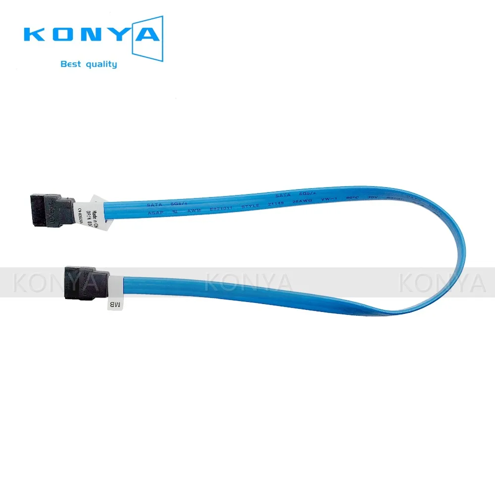 

New Original SATA Cable Blue 6Gb/s Straight SATA Serial ATA HDD Cable For Dell Inspiron 3646 3647 660S Vostro 270s SERIES 3GC6N