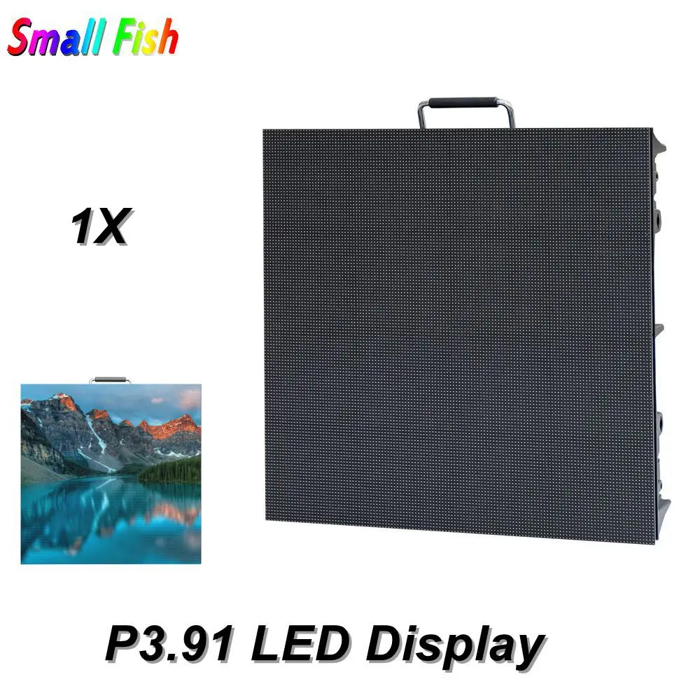 

P3.91 Indoor LED Display With Nova Star MRV300 Receiving Card+Die Casting Aluminum Cabinet 500*500MM Stage Outdoor LED Screen Dj