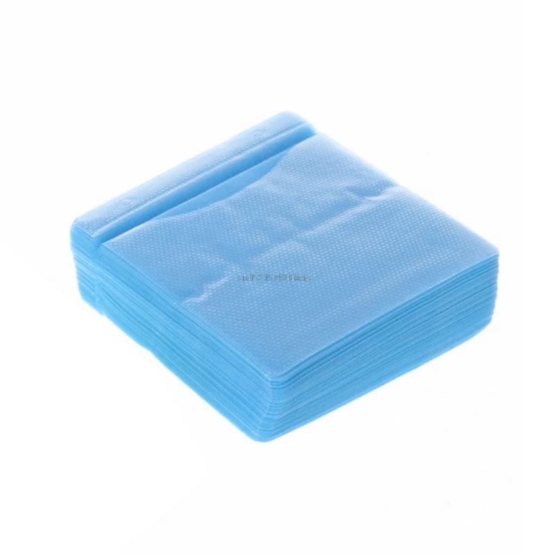 New 100Pcs CD DVD Double Sided Cover Storage Case PP Bag Sleeve Envelope Holder