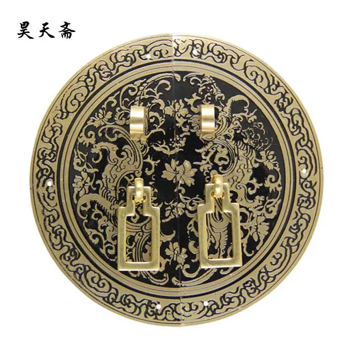 [Haotian vegetarian] bronze Ming and Qing furniture door handle Chinese copper copper accessories furniture accessories HTB-321