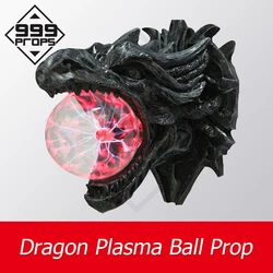 Dragon Plasma Ball Prop escape room supplier touching ball for certain time to unlock several trigger ways 999PROPS