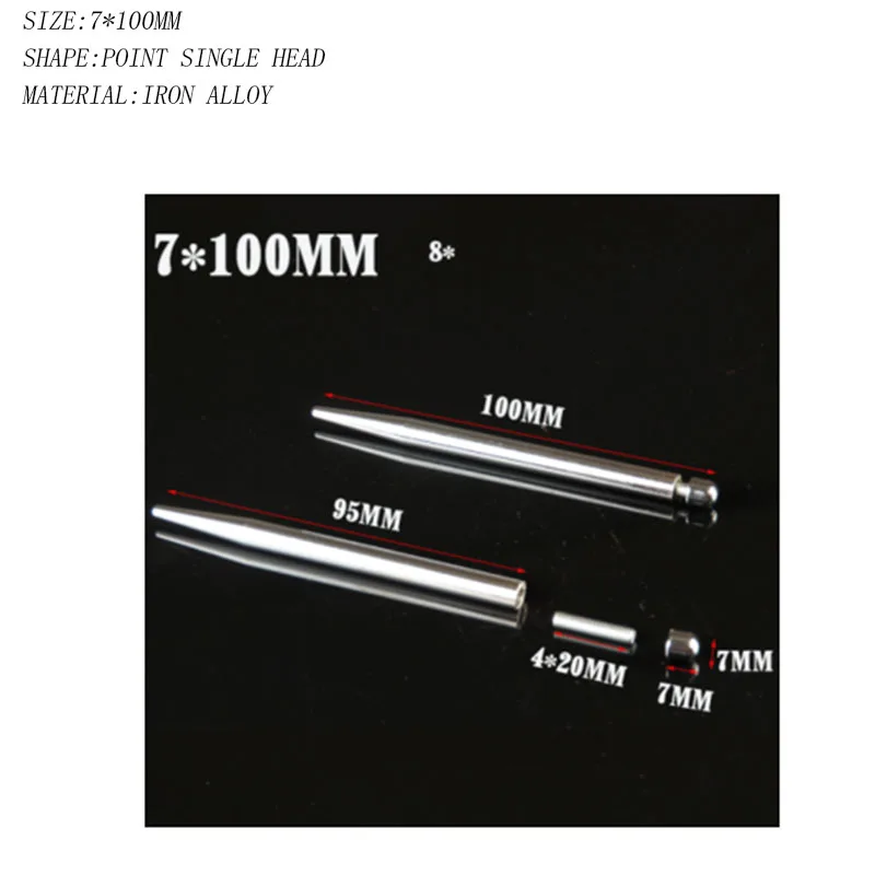 10pcs/lot 8*17/55/75/100 stainless steel acrylic advertisement fixing screws glass standoff pin nails barrel 267