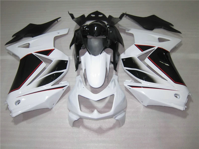 

Customize injection Fairings for Kawasaki 08-14 EX 250 2008 2010 2012 2014 ZX 250R Ninja white black body fairing parts02