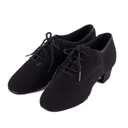 Echte BD Männer Latin Dance Schuhe Erwachsene Zwei Punkt Sohlen Lehrer Schuhe Weiche Basis Männlich 417 Oxford Ferse 4,5 CM Leinwand Atmungsaktiv