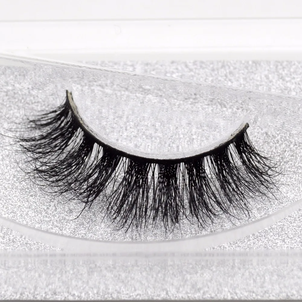 Visofree Eyelashes Mink Wispy Natural 100% Handmade False Lashes Thick Long Real Mink Cruelty Free Reusable 3D Mink lashes 3D08