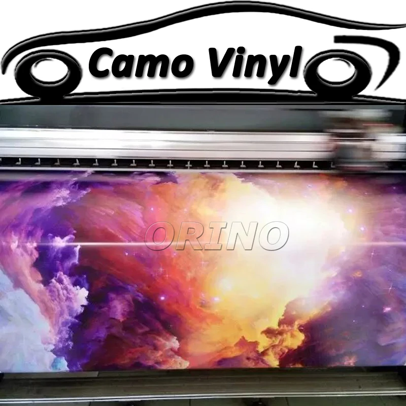 

Car Styling Vehicle Body Covers Wraps Stickers Starry Galaxy Sky Vinyl Decal Wrapping Bubble Free Size:1.52*5/10/15/20/25/30M