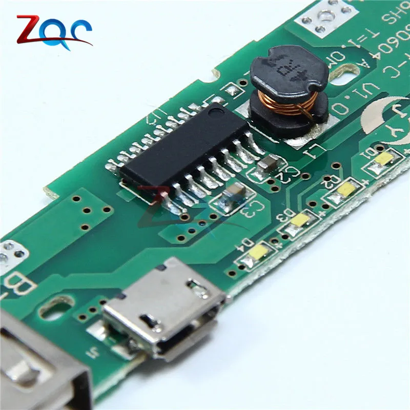 5V 1A Battery Charger Board 18650 Battery Charging Circuit PCB Board Power Supply Step Up Boost Module for Power Bank