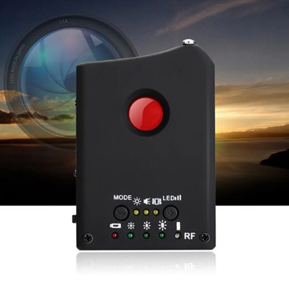 Nieuwe Anti-Spy Detector Verborgen Cam Gsm Audio Bug Finder Gps Signaal Lens Rf Tracker