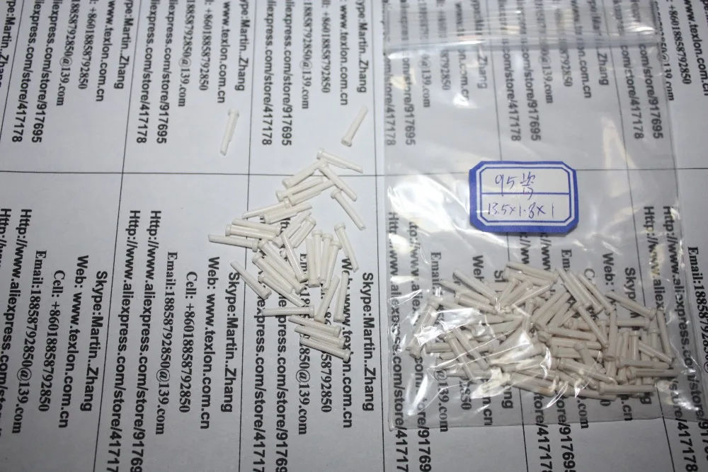 Lonati Socks Machine Use 95% Porcelain Ceramic Tube 13.5mmX1.8mmX1mm