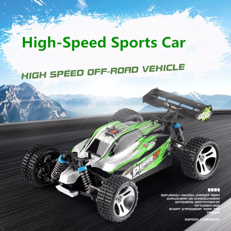 

1/18 4WD RC car 2.4GHz 40Km / h High Speed Stunt Remote Control Car Racing Waterproof function Sturdy Body Design