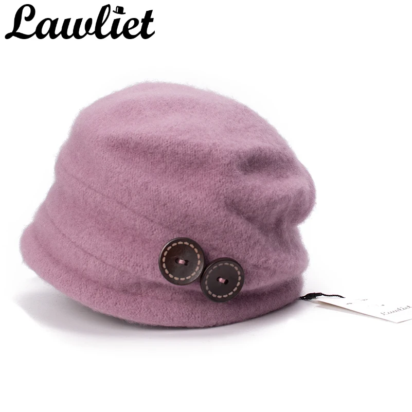 Lawliet Winter Hats for Women Beanies Warm Wool Knitted Hat Ladies Crochet Skullies Beanies Girl Gorro Ski Cap T178