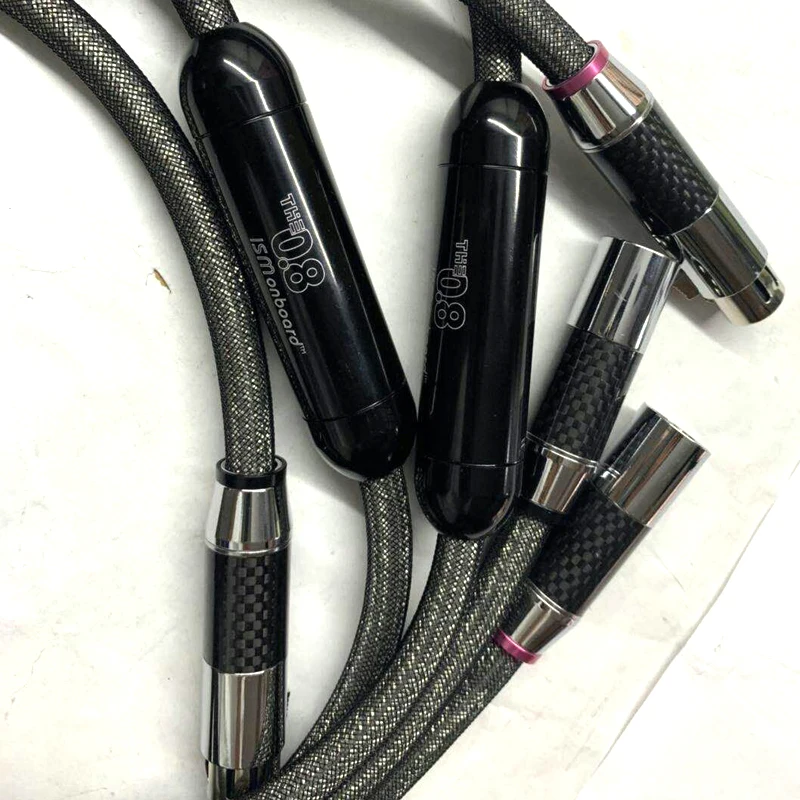 Hi-Fi аудио CD DVD-плеер Усилитель динамик ISM балансовый соединительный кабель 0,8 XLR с посеребренным разъемом из углеродного волокна