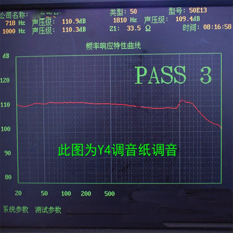 Монитор высокого разрешения с титановой пленкой 50 мм, высокоточный динамик 5 мВт 32 Ом для ремонта наушников