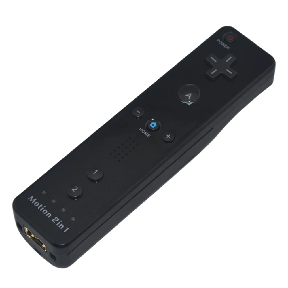 7 Colors 1pcs Built-in Motion Plus Remote Controller for Wii Gamepad With Silicone Case and Hand Strap for wii command
