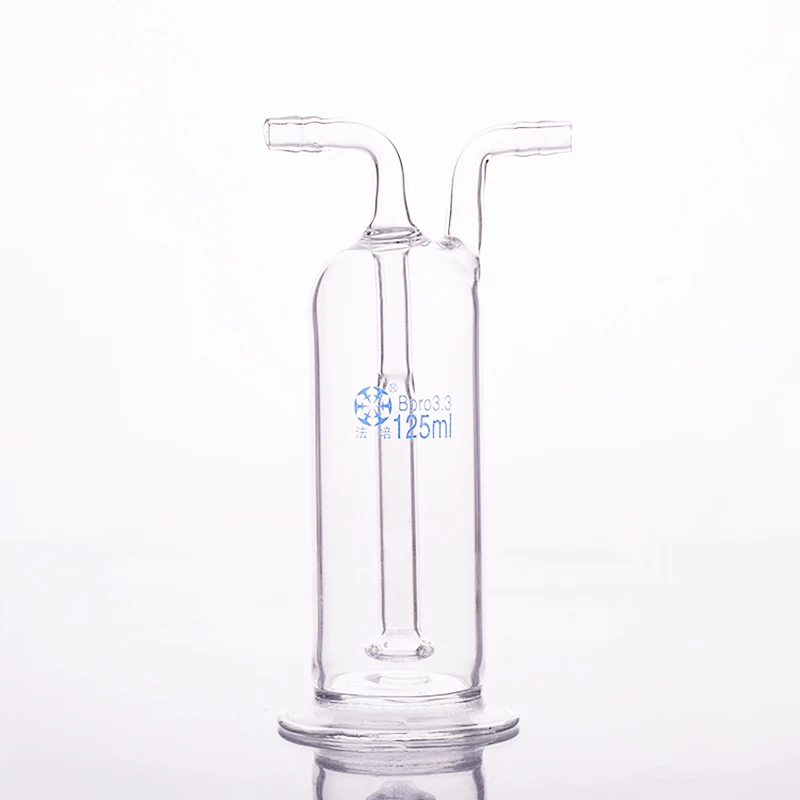 

Steel gas washing bottle ,Capacity 125ml,Lab Glass Gas Washing Bottle steel,Shisha hookah