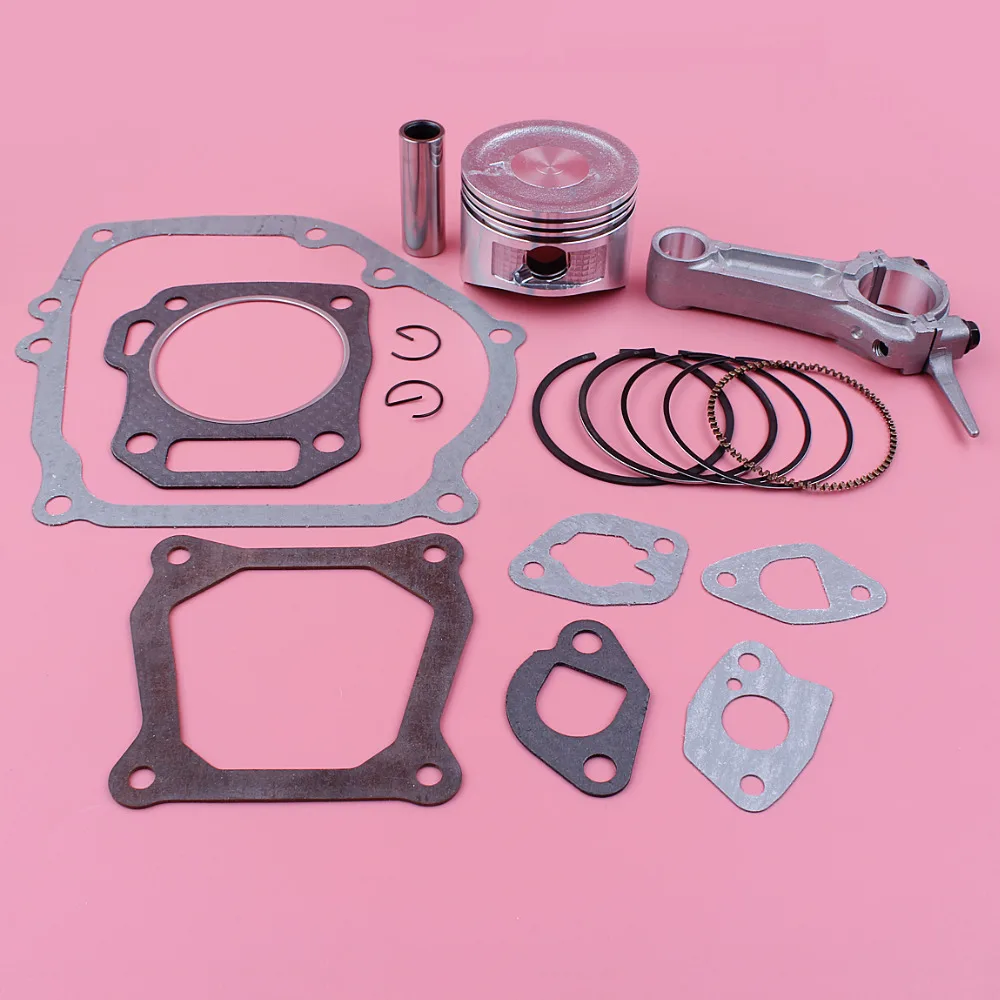 Connecting Rod 68mm Piston Ring Full Gasket Kit For Honda GX160 6.5HP GX 160 Engine Motor Lawn Mower Spare Part